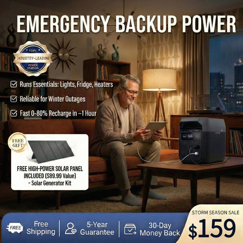 Take Charge Anytime, Anywhere: Solar + High Capacity = Ultimate Freedom