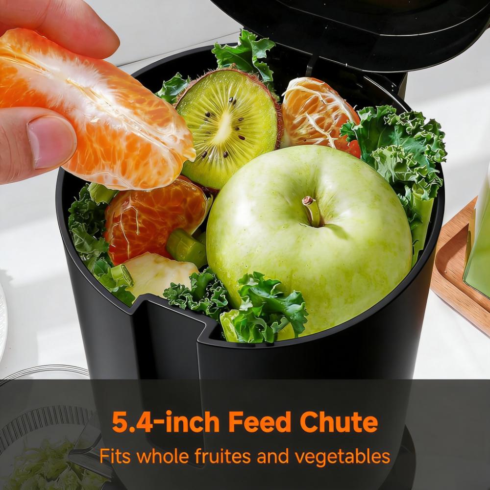 High-Efficiency Cold Press Juicer with Large Feed Chute