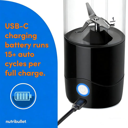 Cordless Portable USB-C Blender