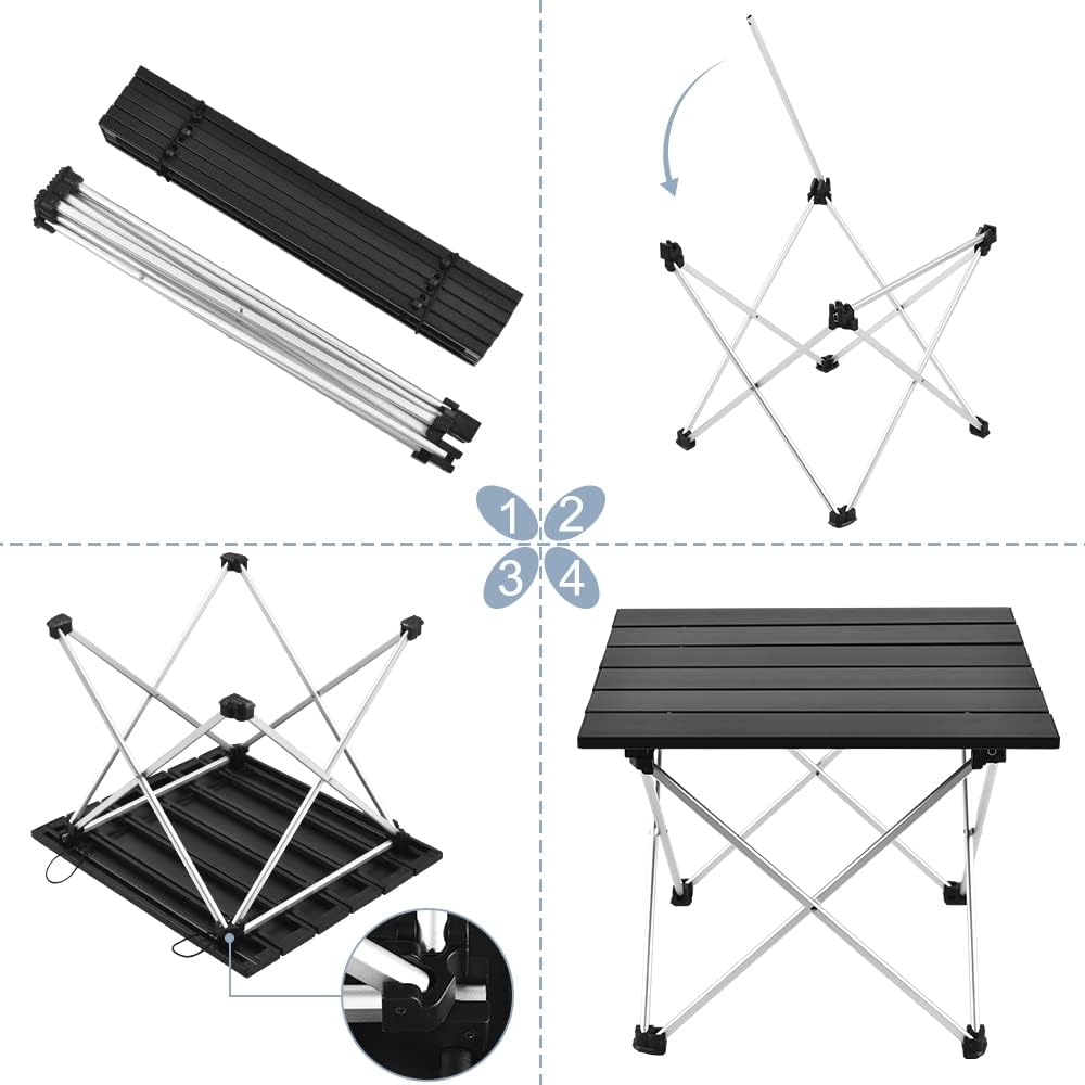 Aluminum Folding Table, Portable & Multi-Functional