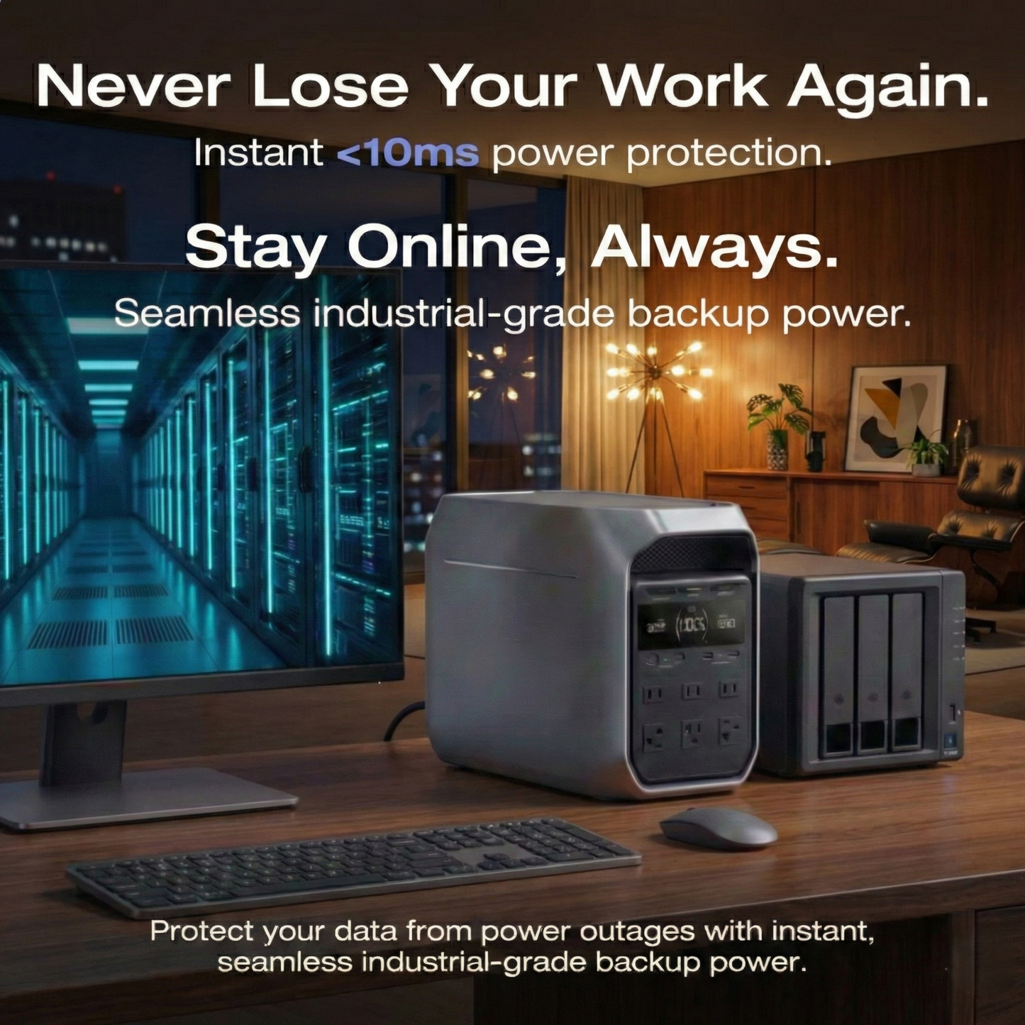 Take Charge Anytime, Anywhere: Solar + High Capacity = Ultimate Freedom