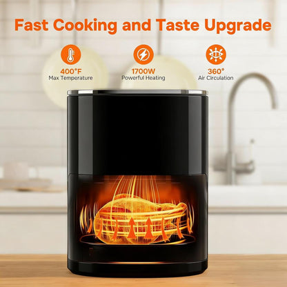 6.34QT Family-Size Air Fryer with Multi-Cooking Functions