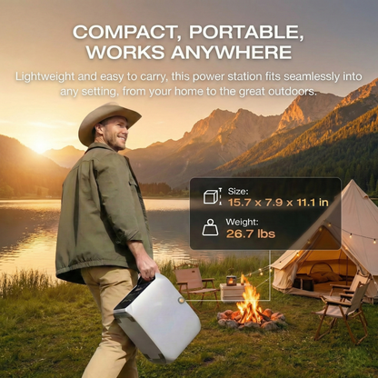 Take Charge Anytime, Anywhere: Solar + High Capacity = Ultimate Freedom