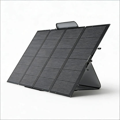 400W Portable Solar Panel, Foldable, IP68 Waterproof with Stand