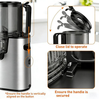 Quiet High-Yield Cold Press Juicer